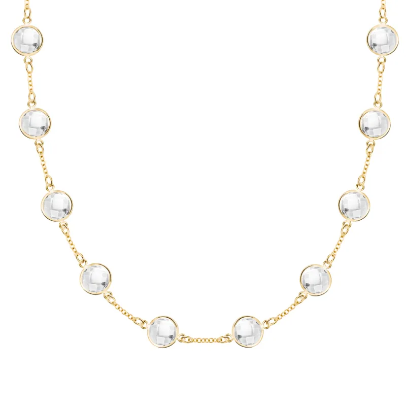 Grand 10 Birthstone Necklace in 14k Gold sold by Haverhill