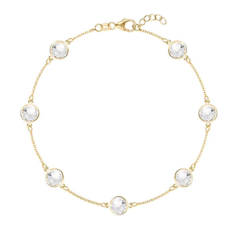 Grand 7 Birthstone Bracelet in 14k Gold sold by Haverhill