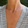 Grand 2 Connected Birthstone Necklace in 14k Gold sold by Haverhill