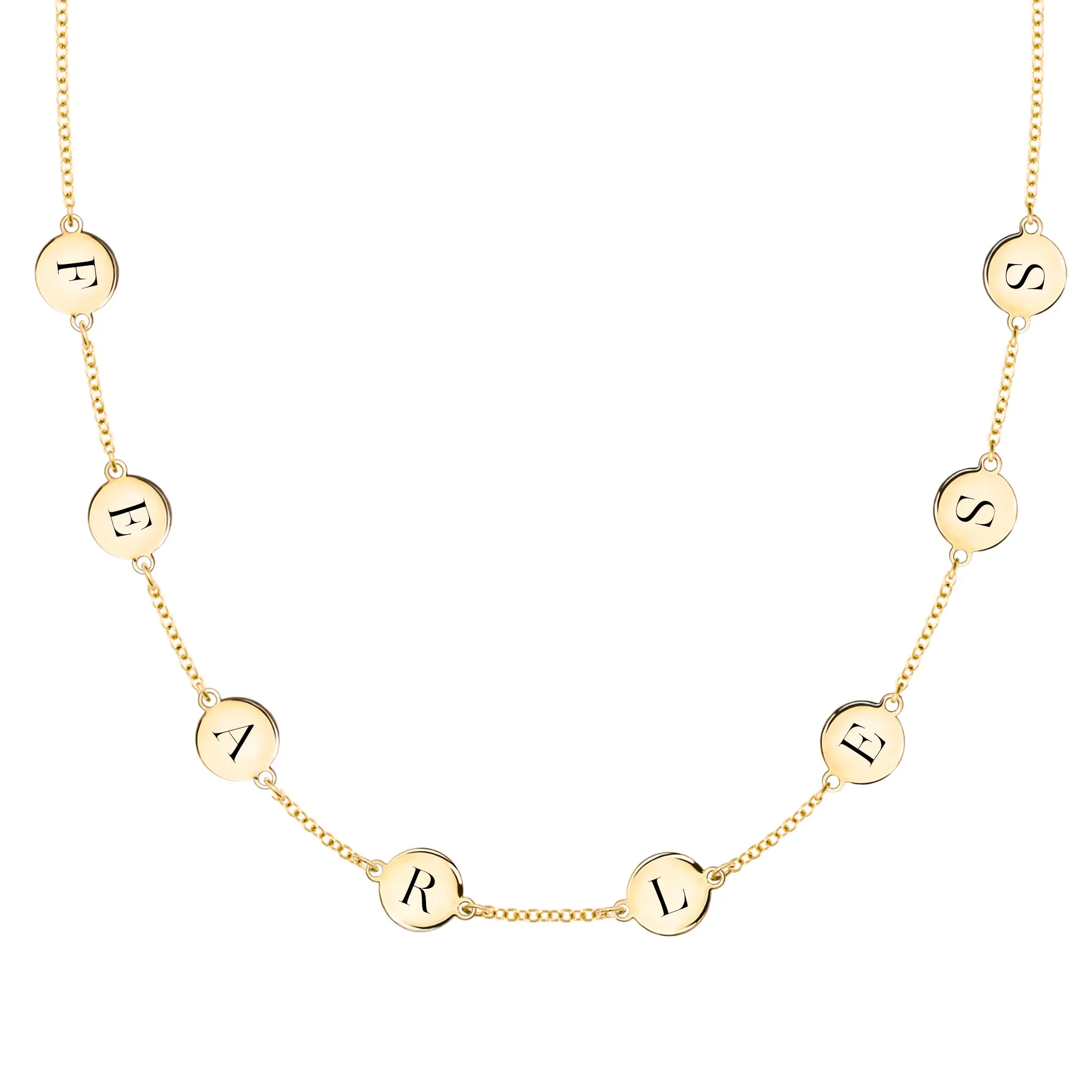 FEARLESS Necklace in 14k Gold sold by Haverhill