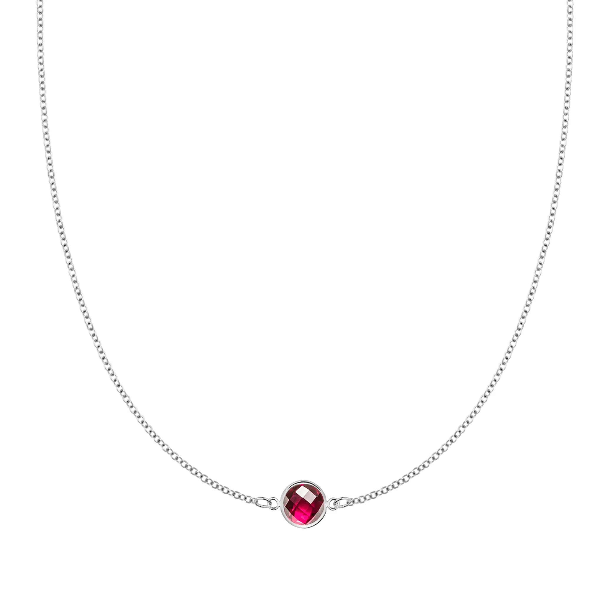 Grand 1 Ruby Necklace in 14k Gold (July) sold by Haverhill product image thumbnail 5