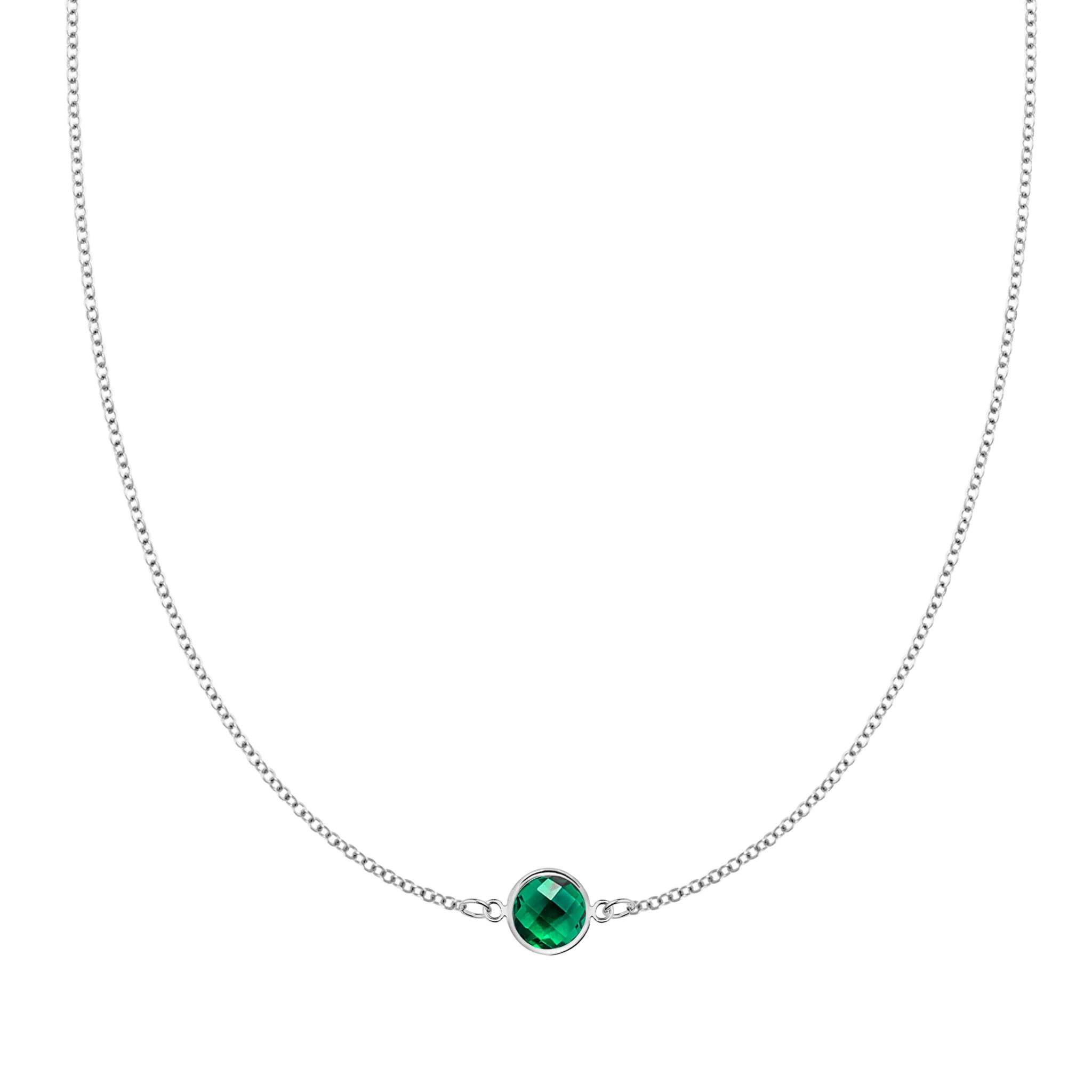 Grand 1 Emerald Necklace in 14k Gold (May) sold by Haverhill product image thumbnail 5