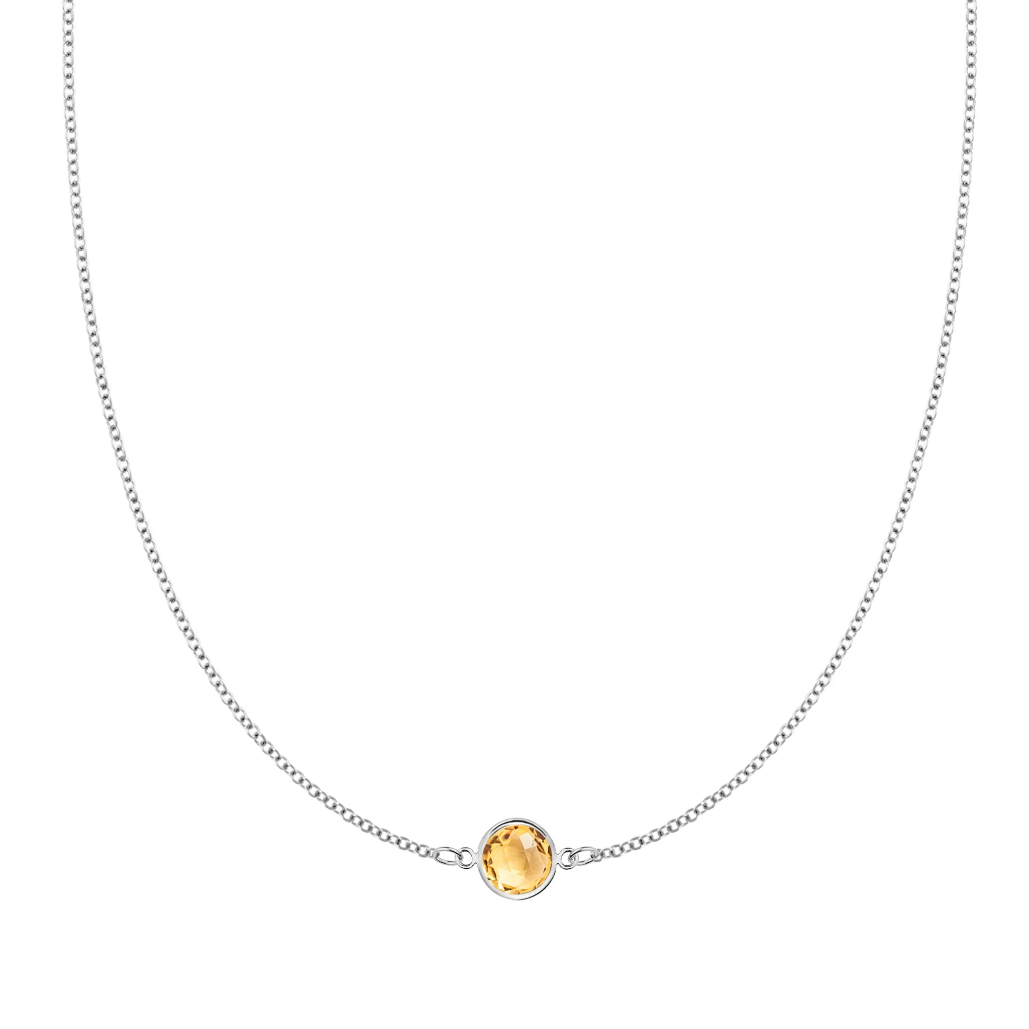 Grand 1 Citrine Necklace in 14k Gold (November) sold by Haverhill product image thumbnail 5