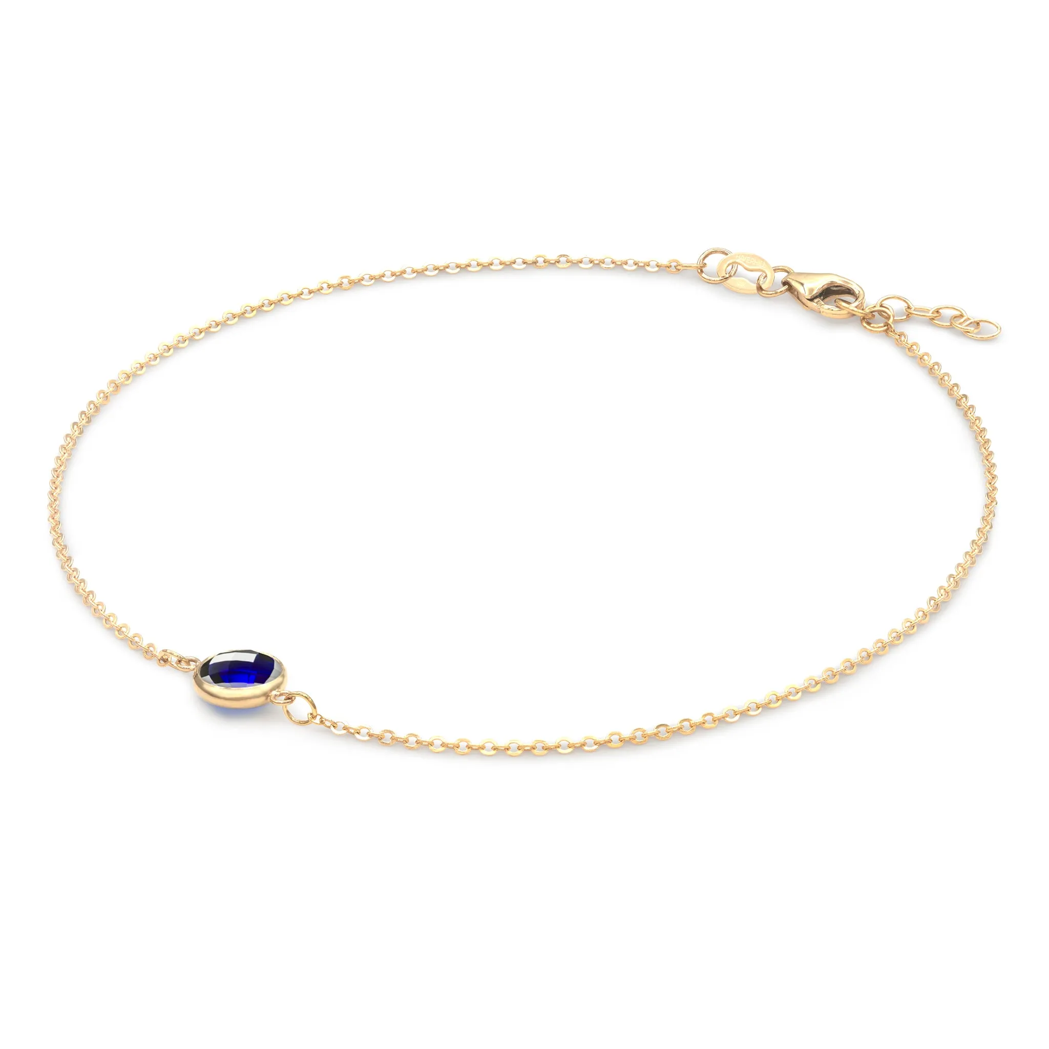Grand 1 Sapphire Bracelet in 14k Gold (September) sold by Haverhill product image thumbnail 4