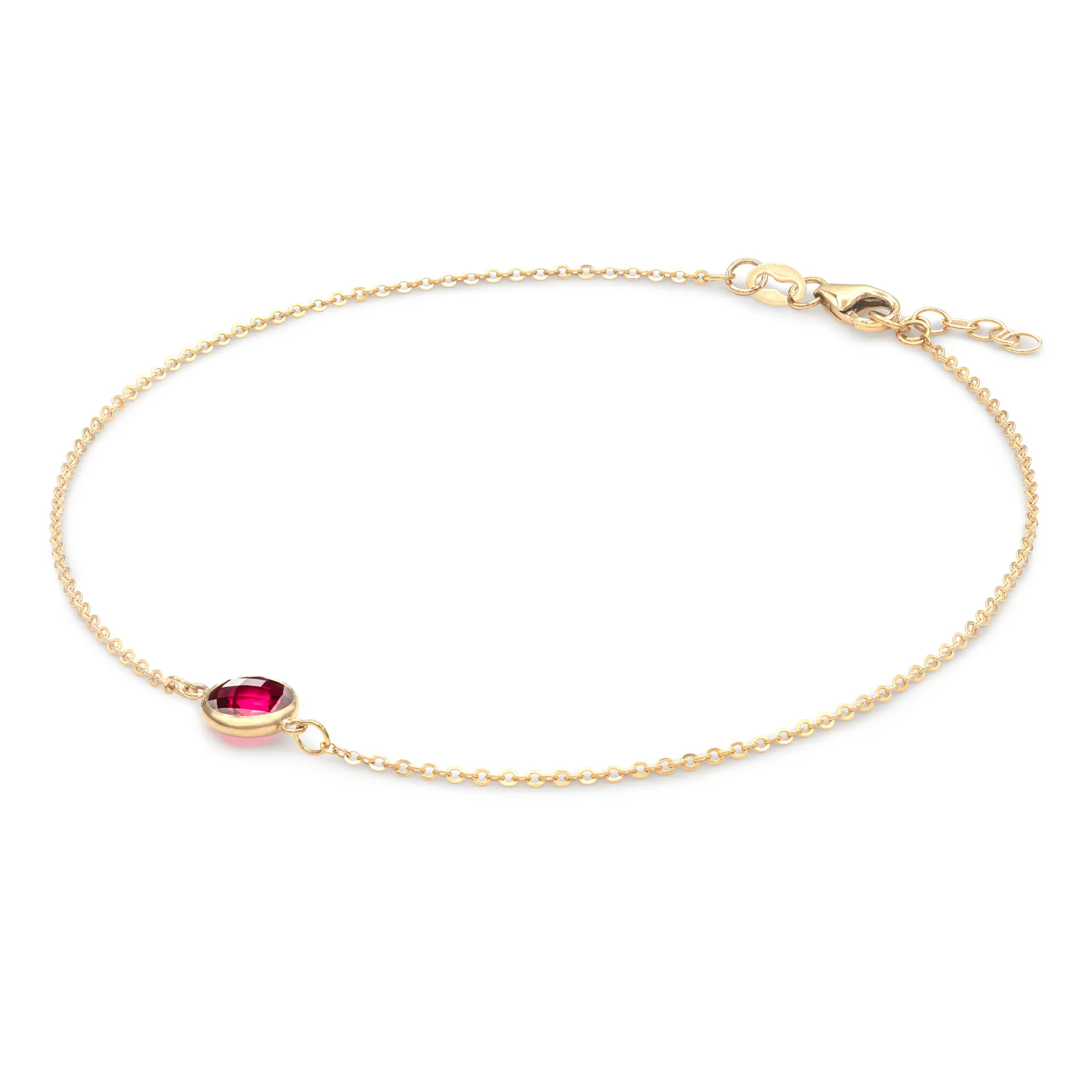 Grand 1 Ruby Bracelet in 14k Gold (July) sold by Haverhill product image thumbnail 4