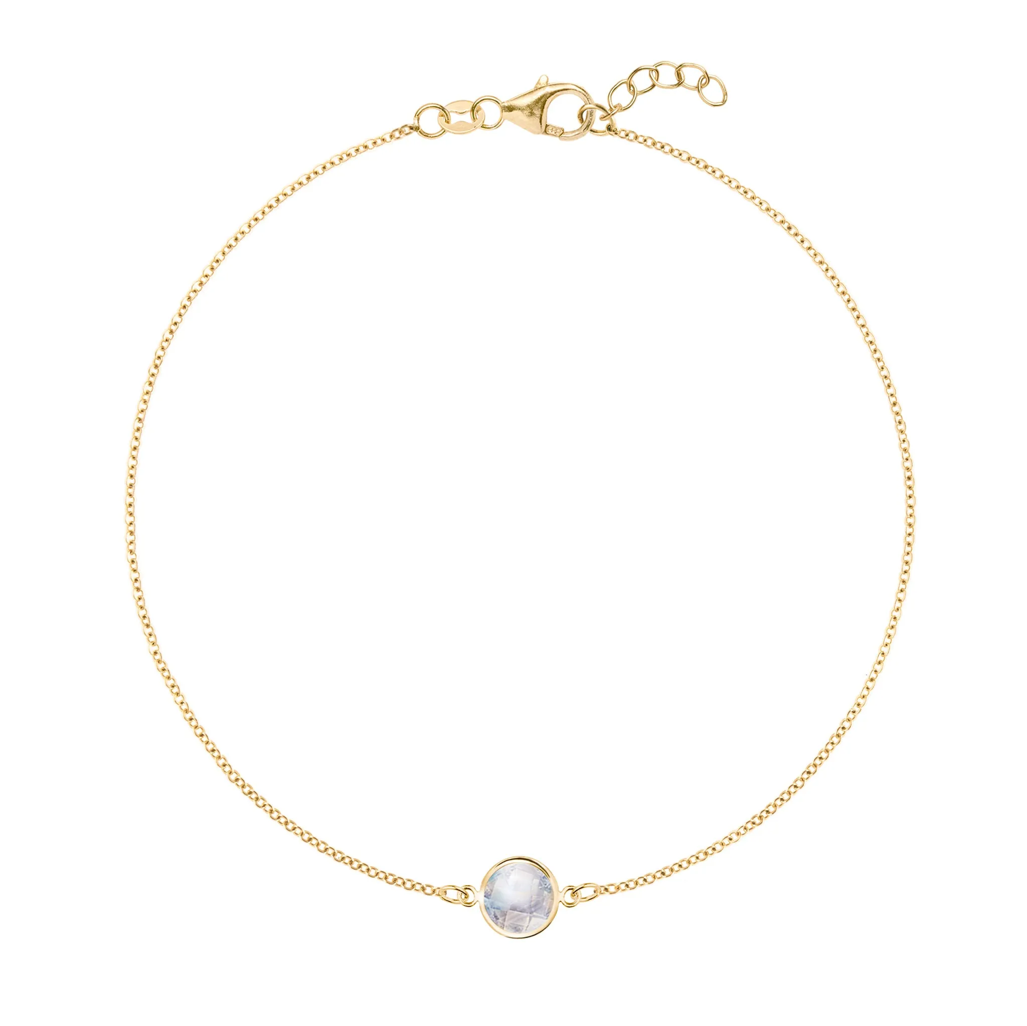 Grand 1 Moonstone Bracelet in 14k Gold (June) sold by Haverhill