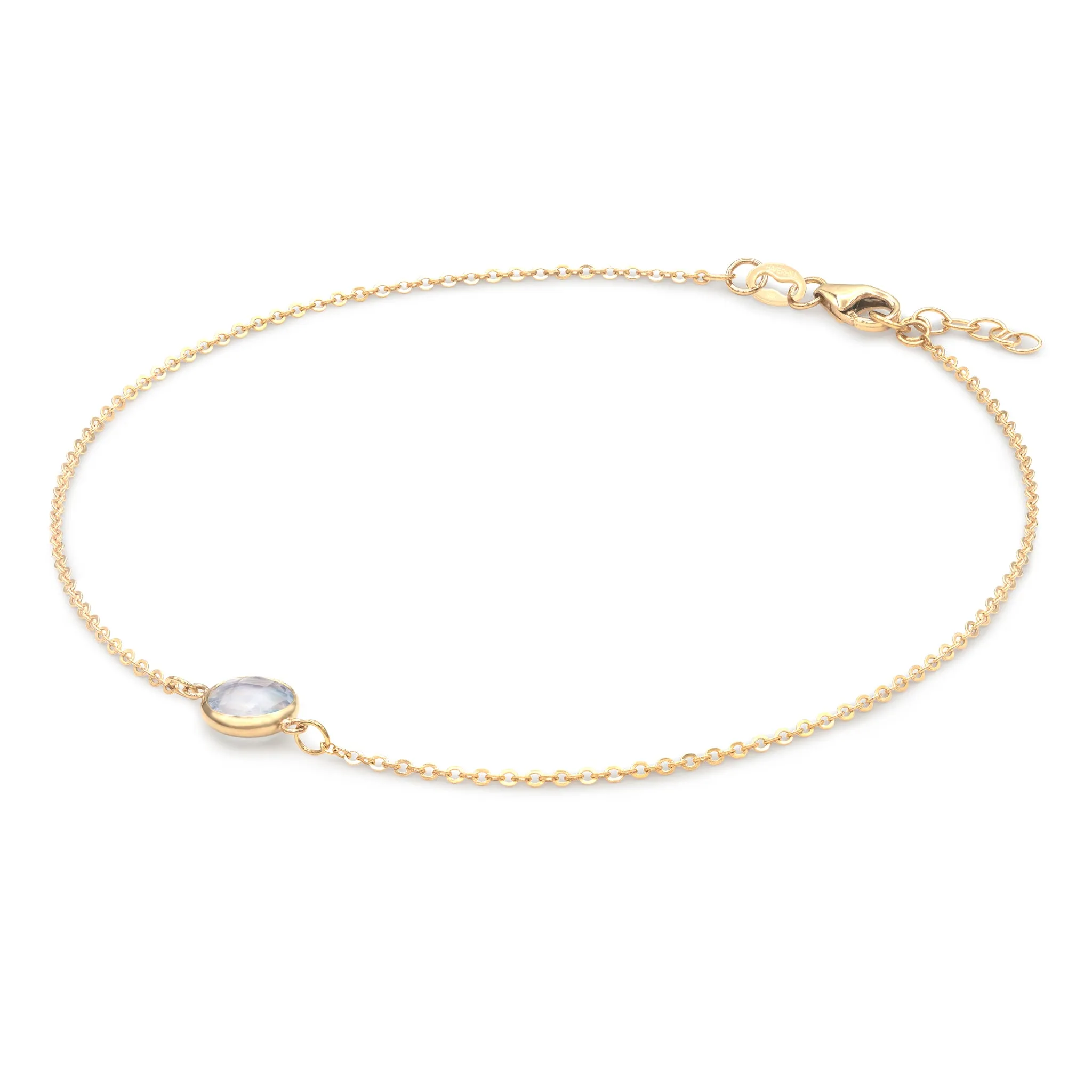 Grand 1 Moonstone Bracelet in 14k Gold (June) sold by Haverhill product image thumbnail 4