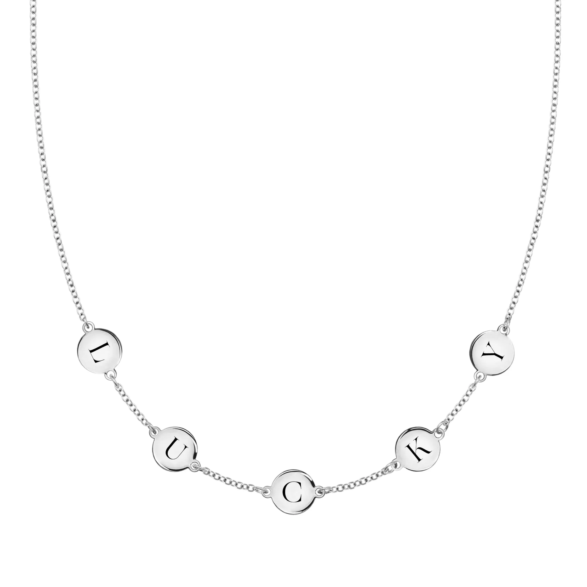 LUCKY Necklace in 14k Gold sold by Haverhill product image thumbnail 4