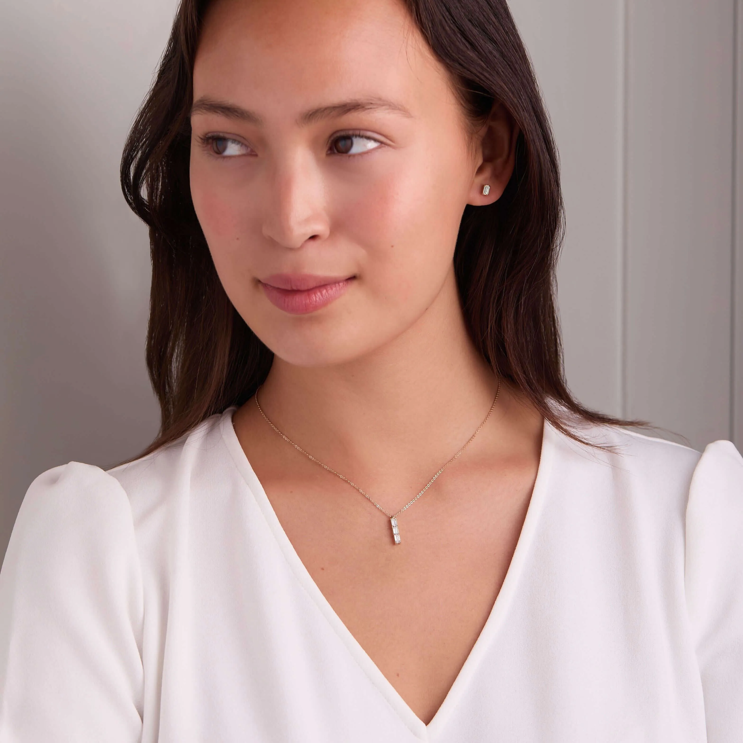 Providence Birthstone Stud Earrings in 14k Gold sold by Haverhill product image thumbnail 2