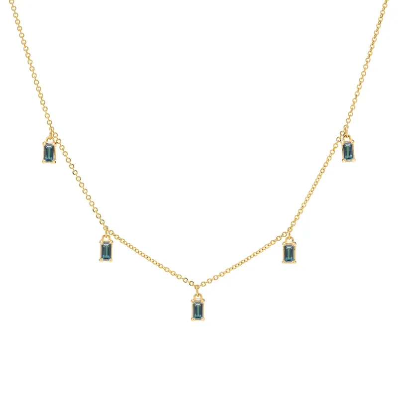 Providence 5 Alexandrite Drop Necklace in 14k Gold (June) sold by Haverhill