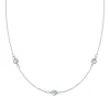 Bayberry 3 Aquamarine Necklace in 14k Gold (March) sold by Haverhill