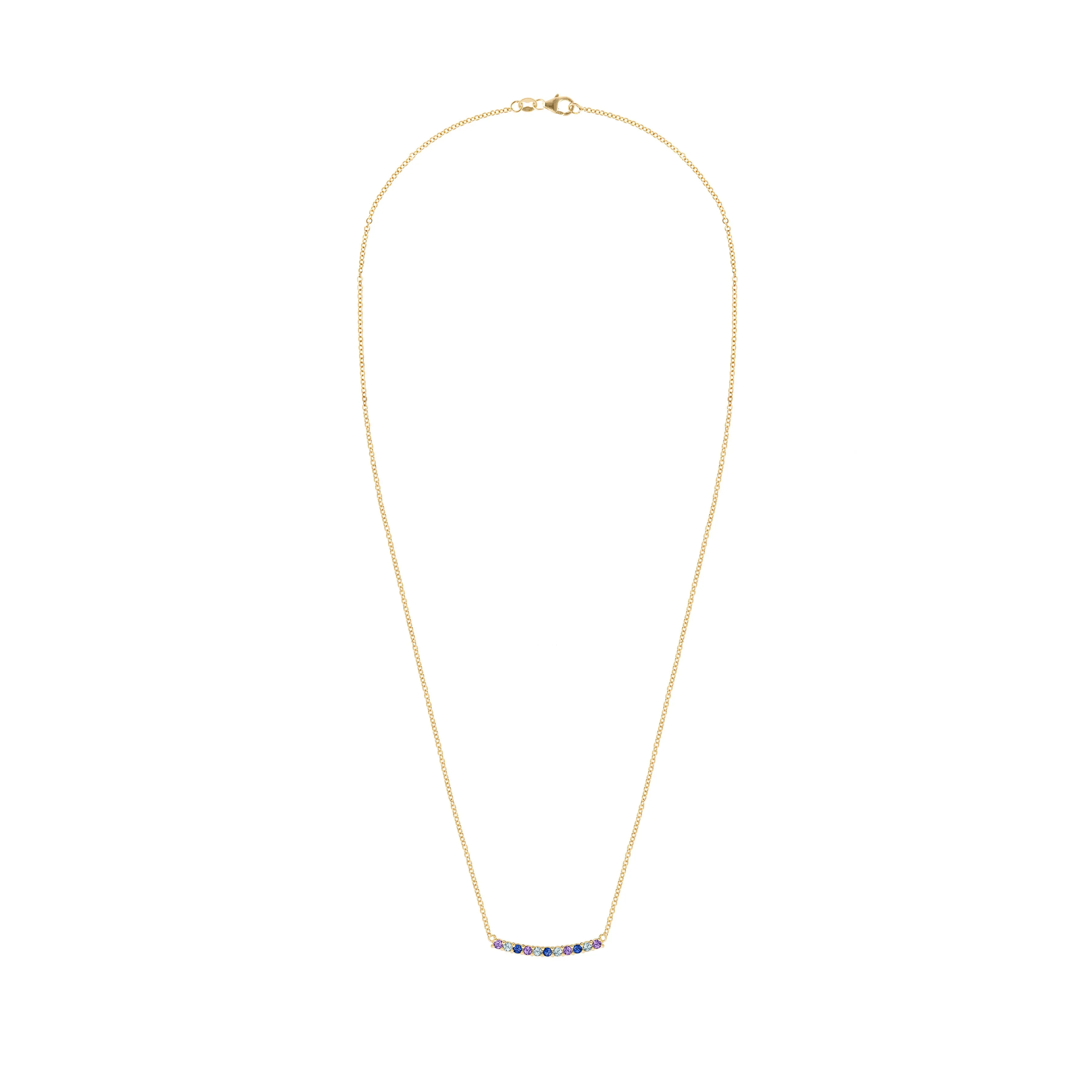 Hope Rosecliff Bar Necklace in 14k Gold sold by Haverhill product image thumbnail 5