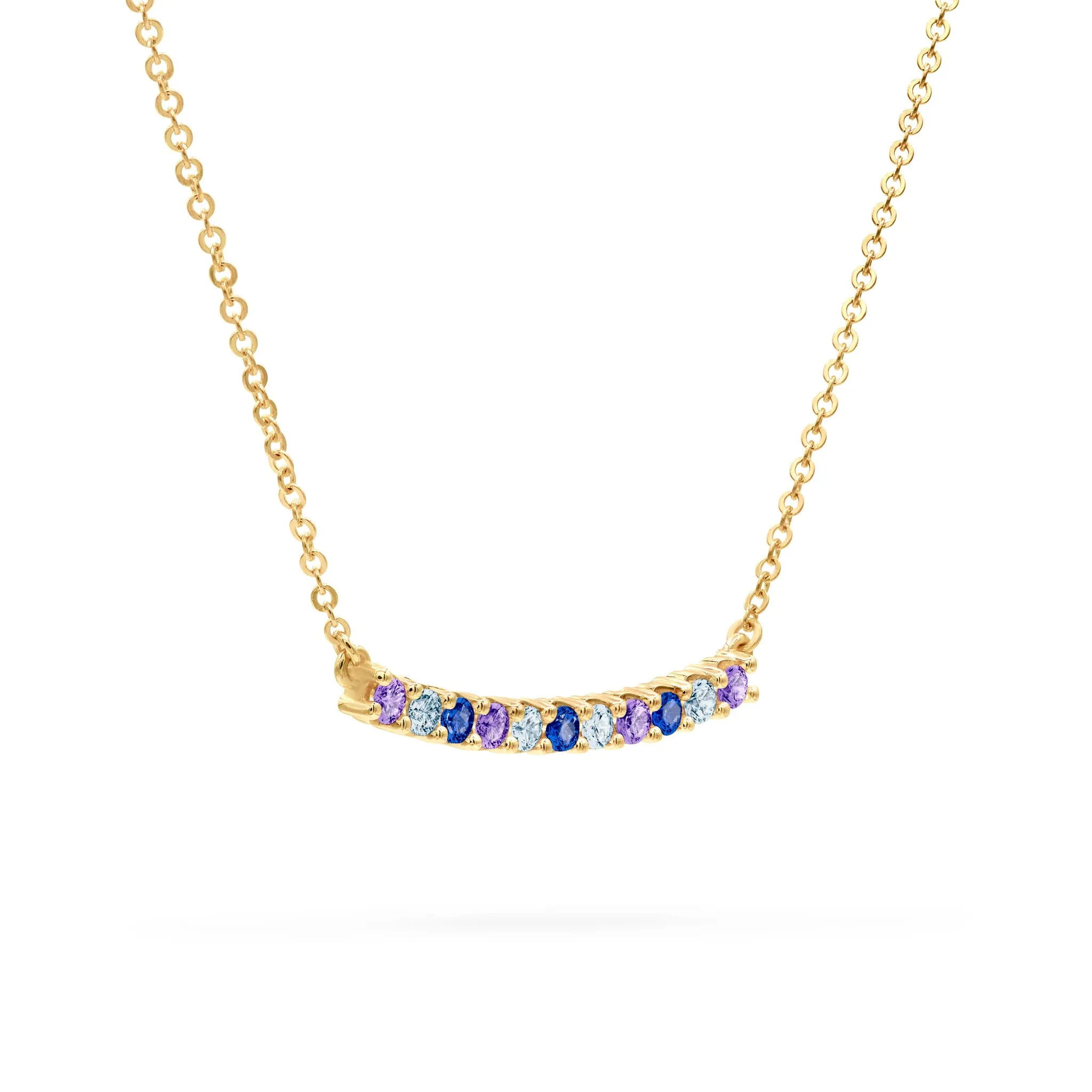 Hope Rosecliff Bar Necklace in 14k Gold sold by Haverhill product image thumbnail 4