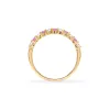 Rosecliff Diamond & Pink Sapphire Stackable Ring in 14k Gold (October) sold by Haverhill