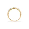 Rosecliff Diamond & Nantucket Blue Topaz Stackable Ring in 14k Gold (December) sold by Haverhill