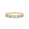 Rosecliff Diamond & Alexandrite Stackable Ring in 14k Gold (June) sold by Haverhill