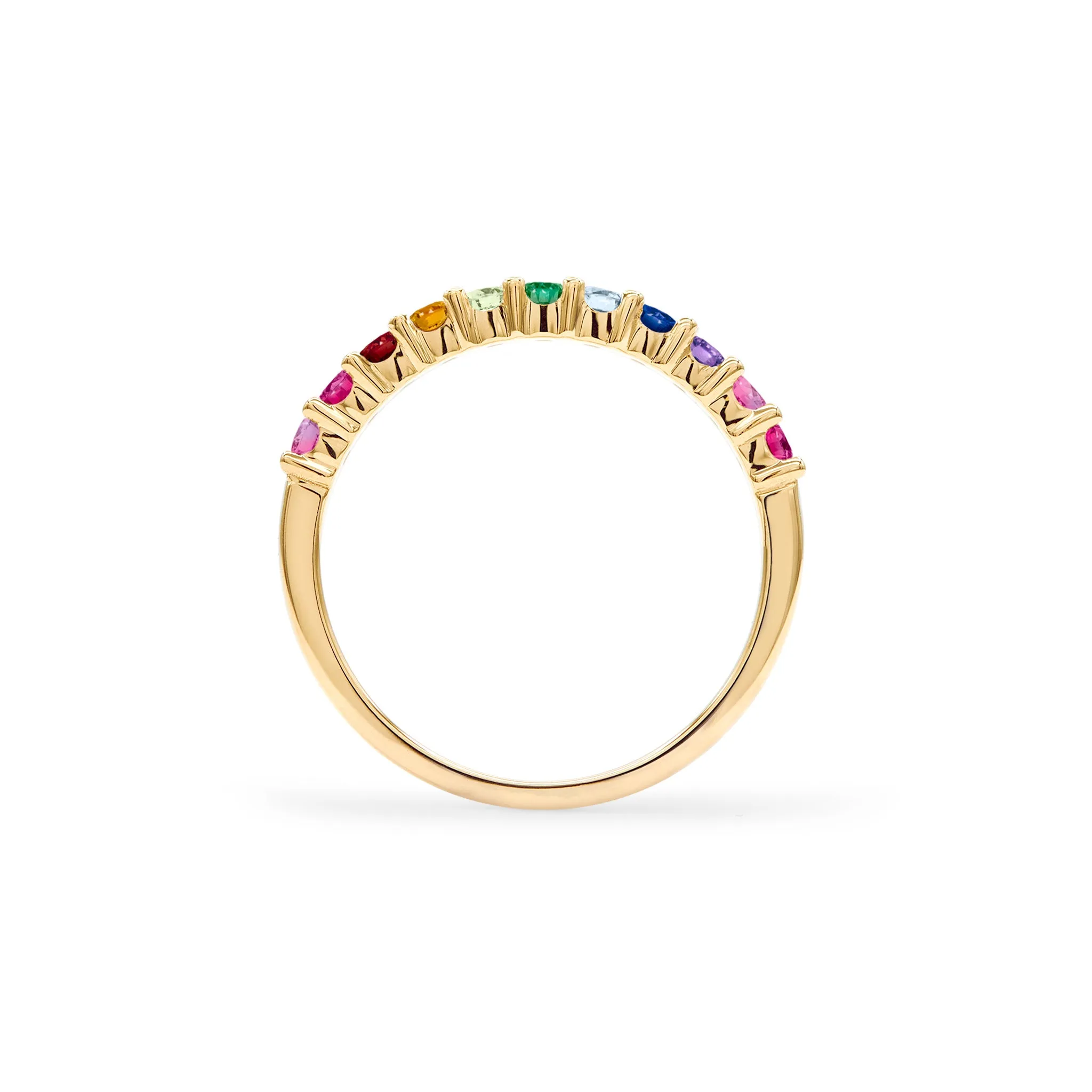 Rainbow Rosecliff Stackable Ring in 14k Gold sold by Haverhill product image thumbnail 4