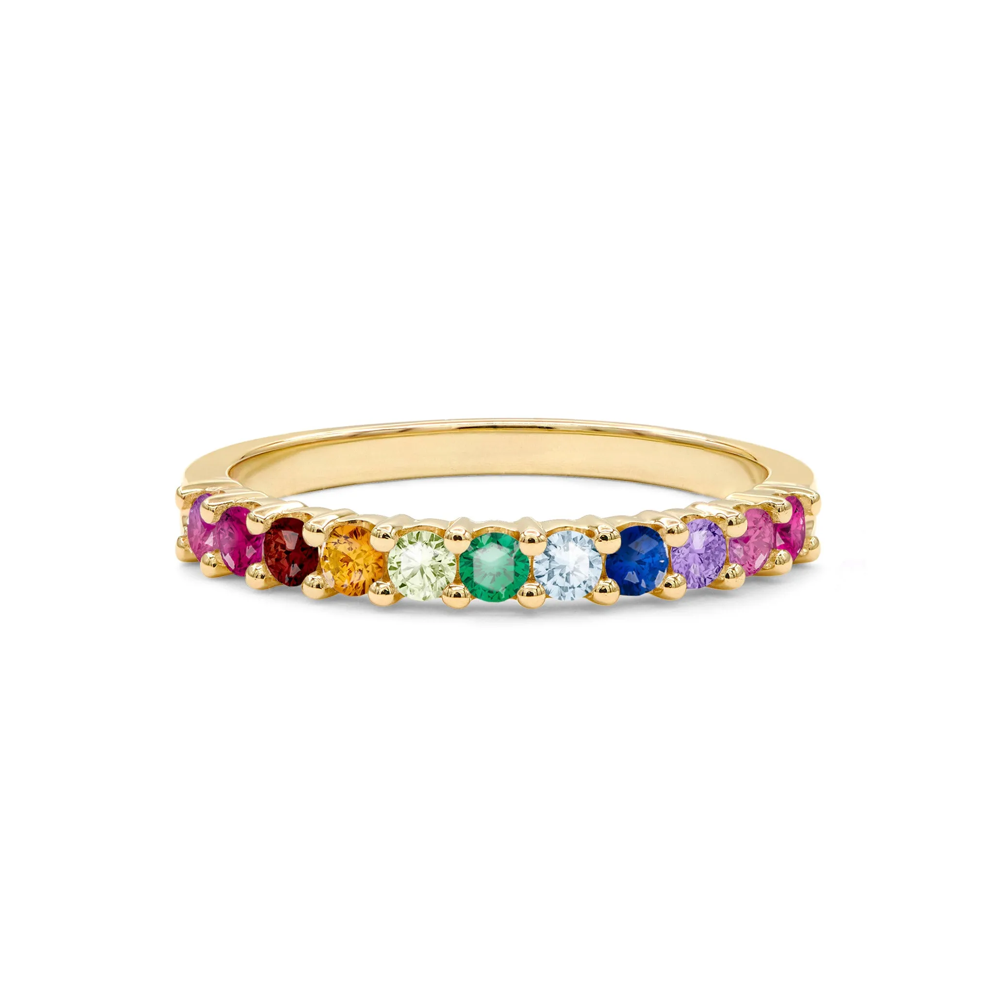 Rainbow Rosecliff Stackable Ring in 14k Gold sold by Haverhill product image thumbnail 5