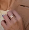 Greenwich 4 Opal & Diamond Ring in 14k Gold (October) sold by Haverhill
