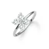 Greenwich 4 White Topaz & Diamond Ring in 14k Gold (April) sold by Haverhill