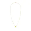 Greenwich 4 Peridot & Diamond Necklace in 14k Gold (August) sold by Haverhill