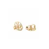 Greenwich 4 Sapphire & Diamond Earrings in 14k Gold (September) sold by Haverhill