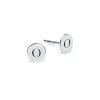 Letter O Stud Earrings in 14k Gold sold by Haverhill
