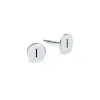 Letter I Stud Earrings in 14k Gold sold by Haverhill
