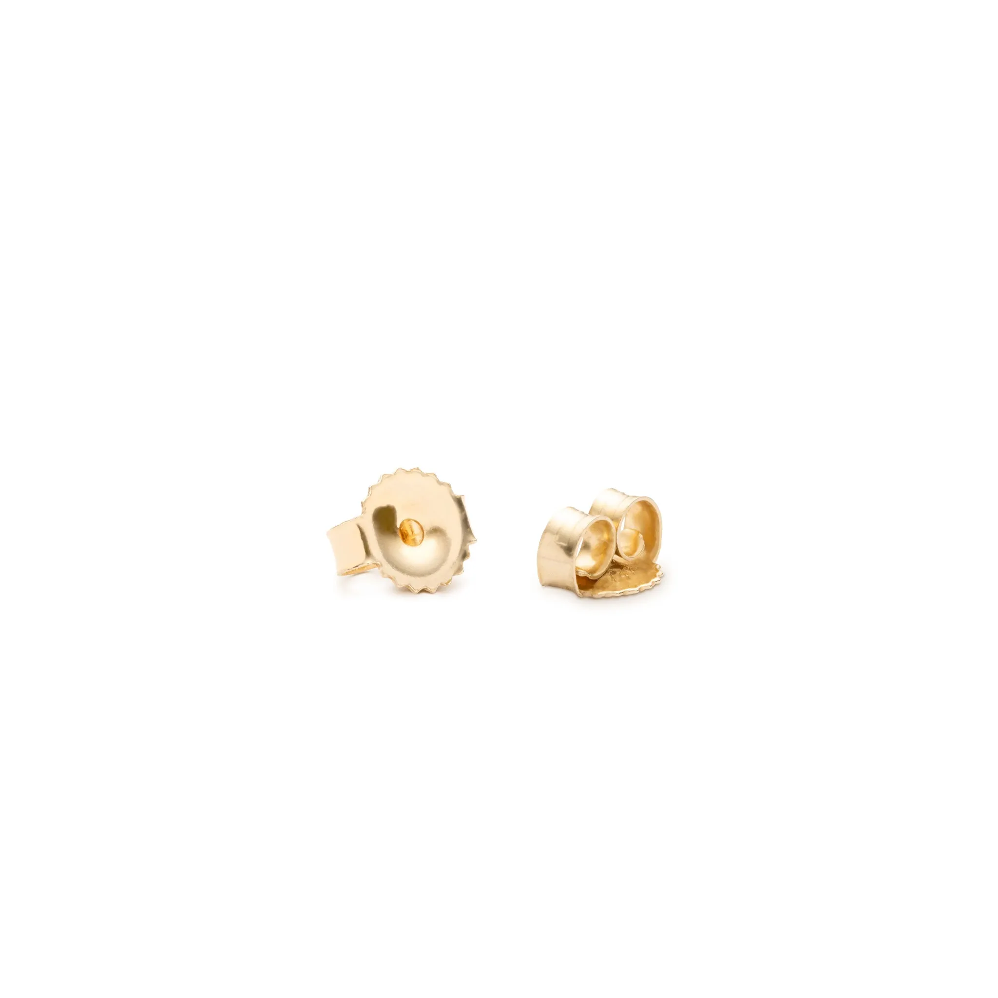 Letter C Stud Earrings in 14k Gold sold by Haverhill product image thumbnail 4