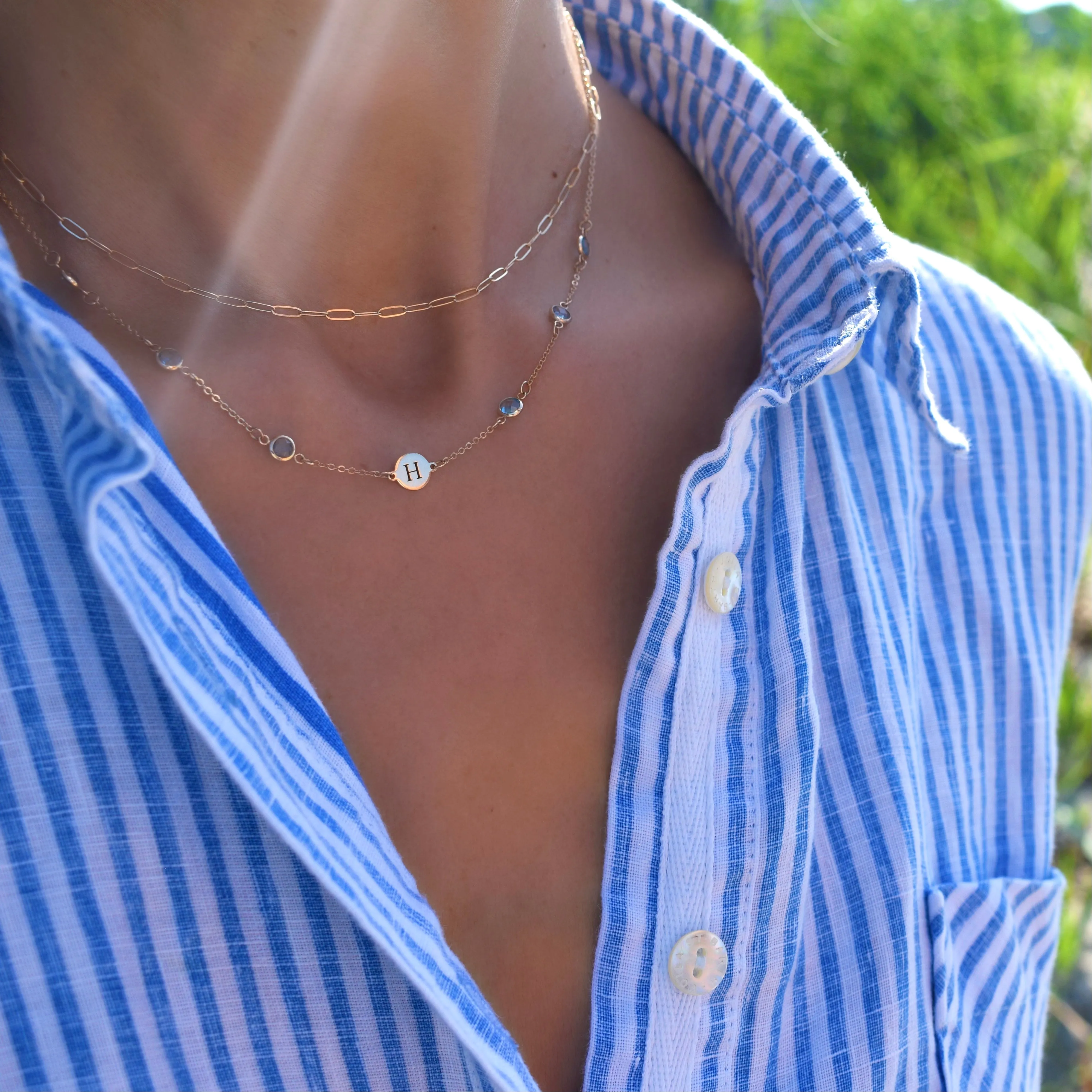 Adelaide Mini Necklace in 14k Gold sold by Haverhill product image thumbnail 3