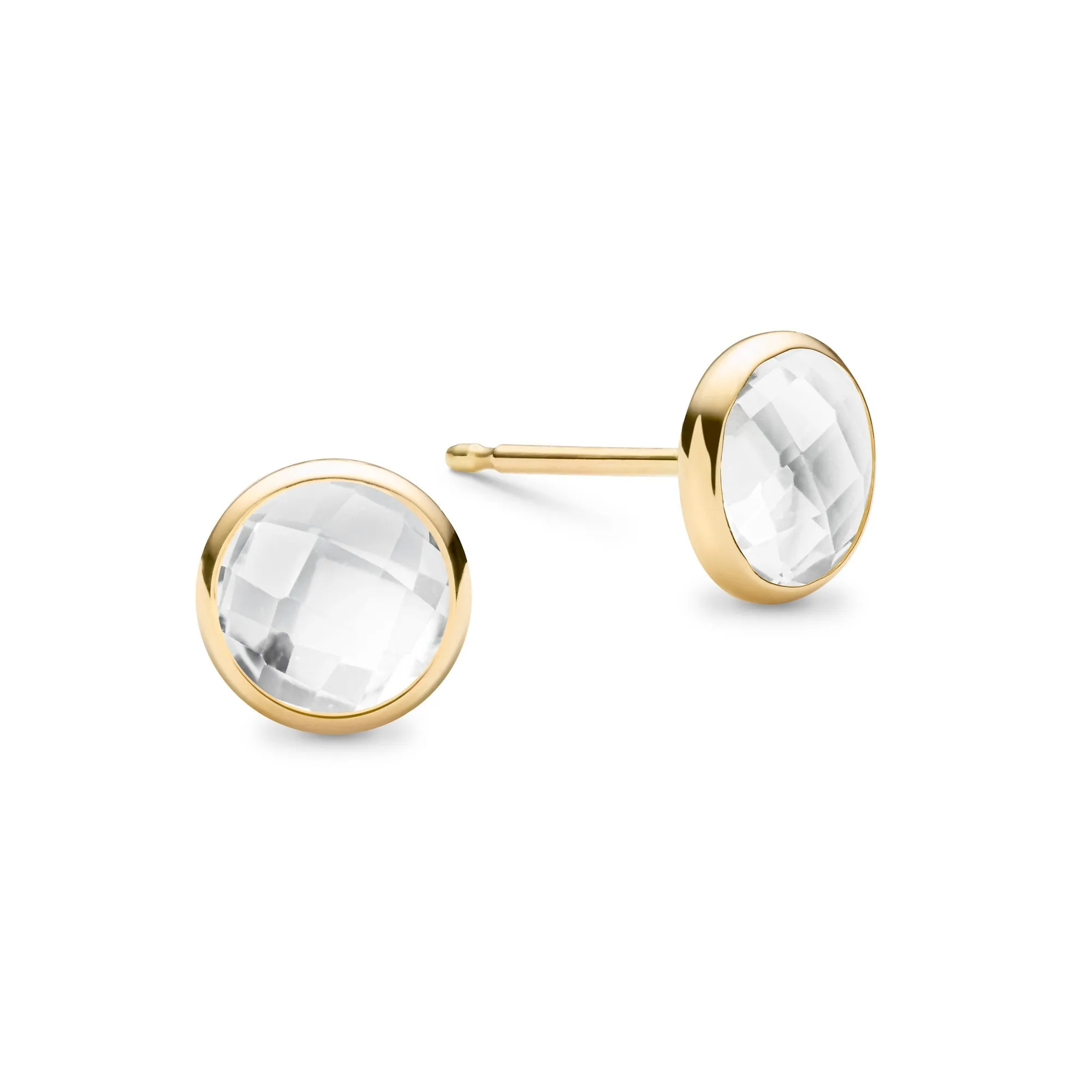 Grand Birthstone Stud Earrings in 14k Gold sold by Haverhill