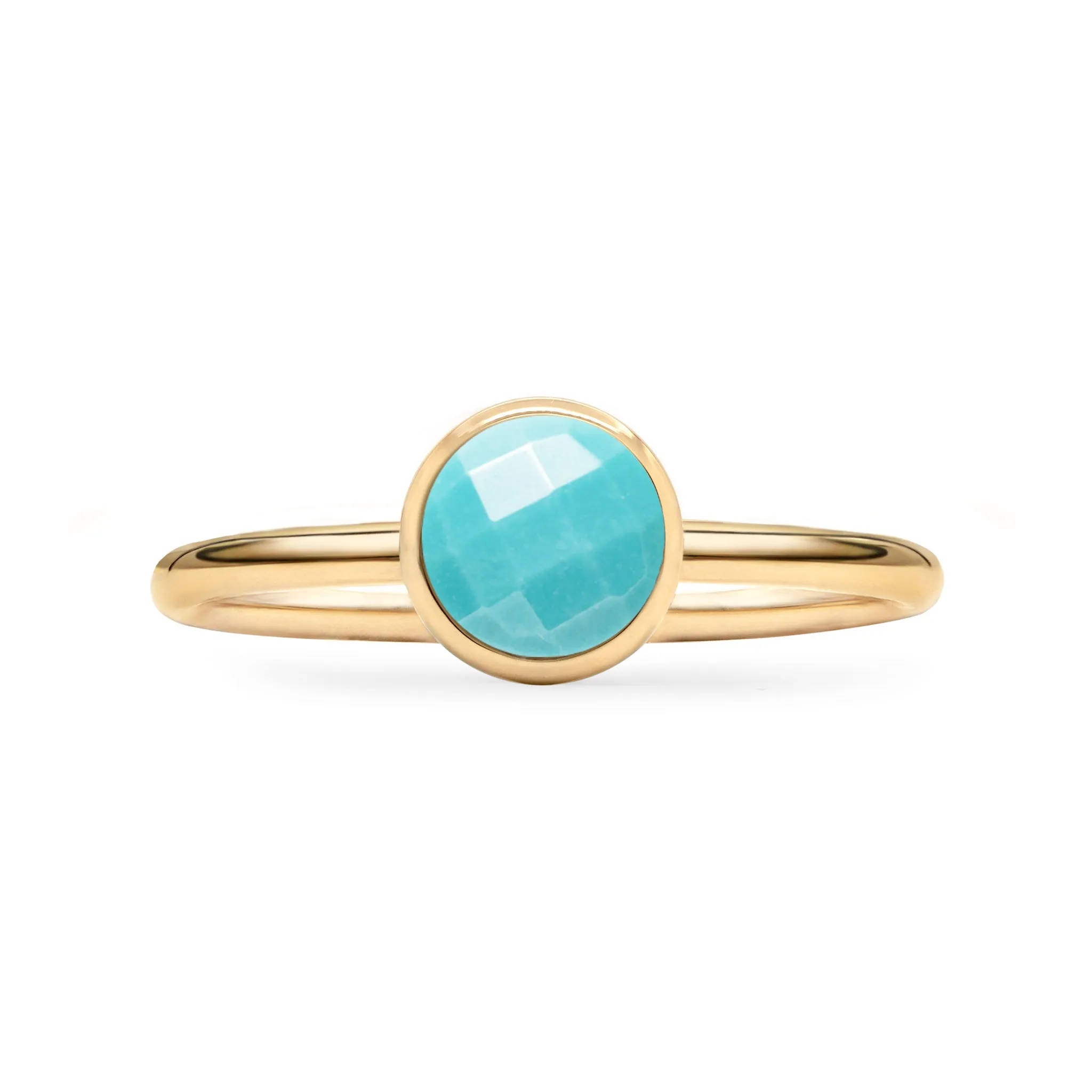 Grand Turquoise Ring in 14k Gold (December) sold by Haverhill product image thumbnail 4