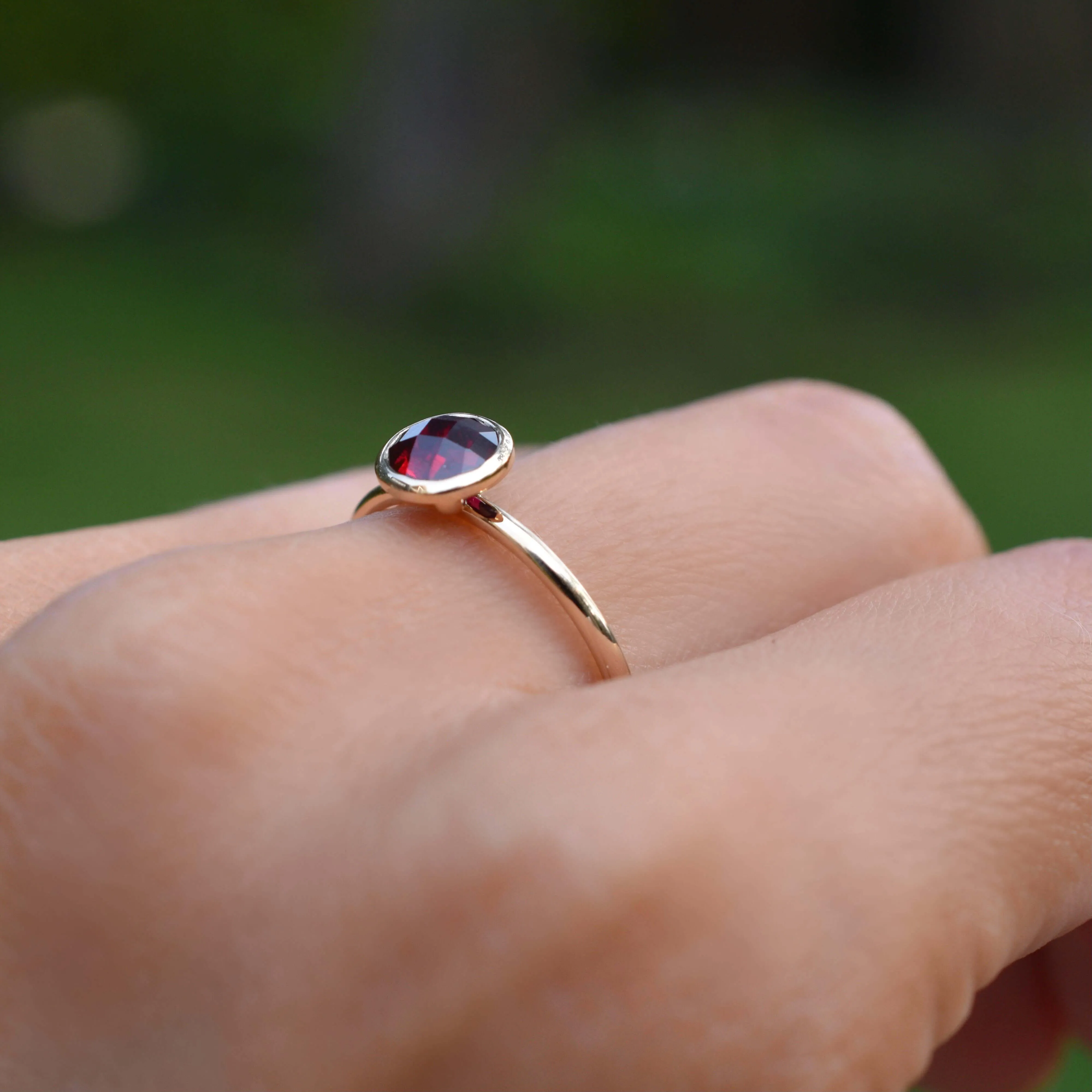 Grand Ruby Ring in 14k Gold (July) sold by Haverhill product image thumbnail 3