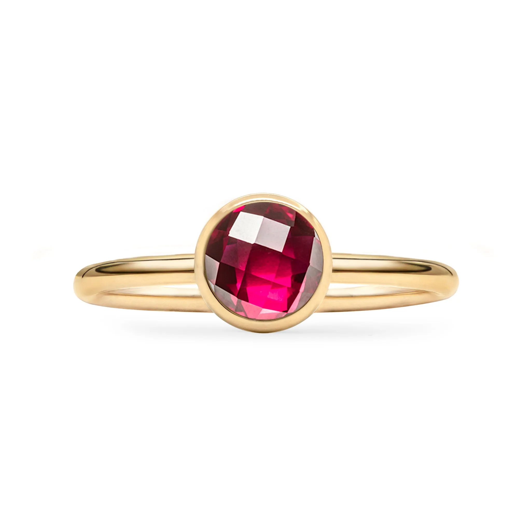 Grand Ruby Ring in 14k Gold (July) sold by Haverhill product image thumbnail 5