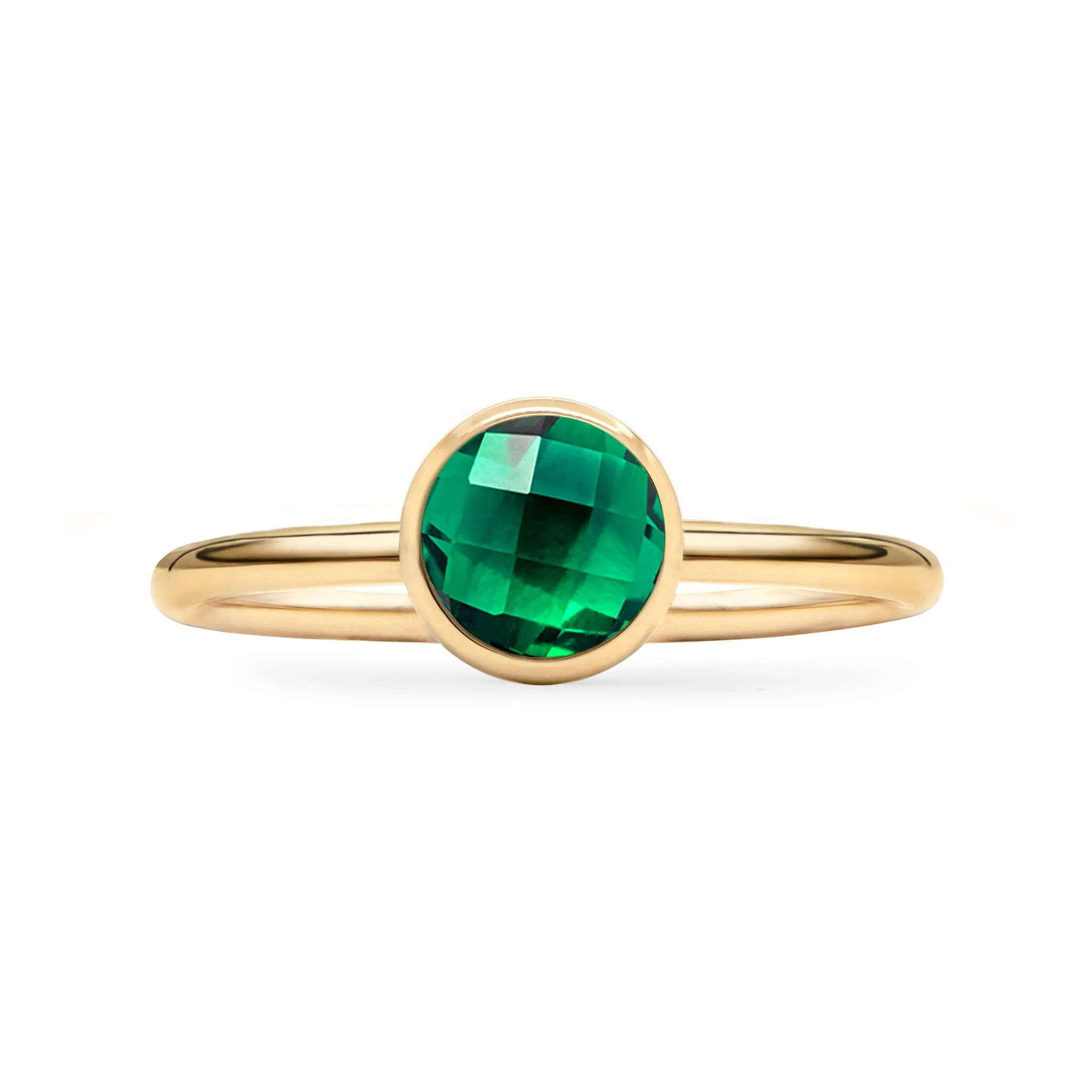 Grand Emerald Ring in 14k Gold (May) sold by Haverhill product image thumbnail 4