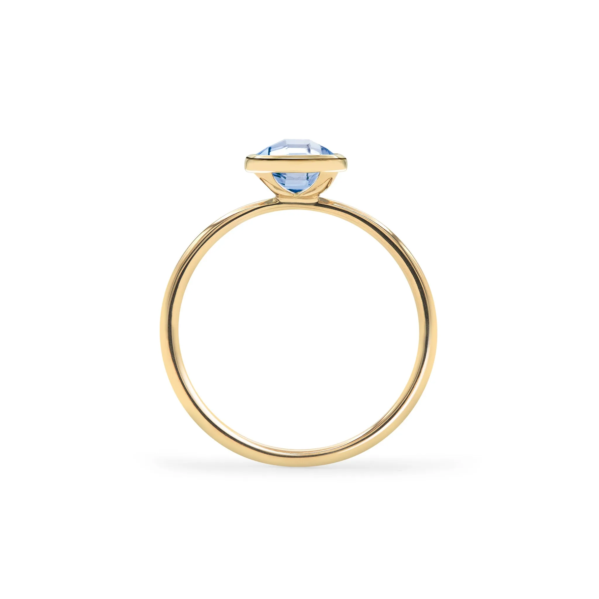 Grand Aquamarine Ring in 14k Gold (March) sold by Haverhill product image thumbnail 5