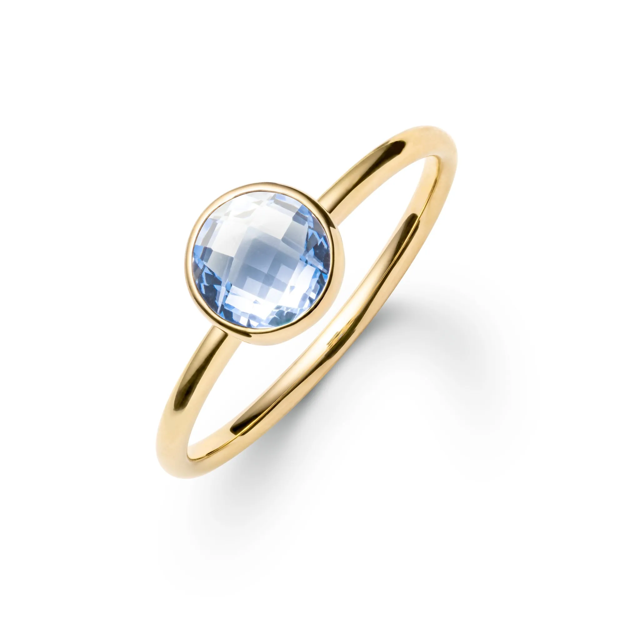Grand Aquamarine Ring in 14k Gold (March) sold by Haverhill