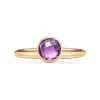 Grand Amethyst Ring in 14k Gold (February) sold by Haverhill