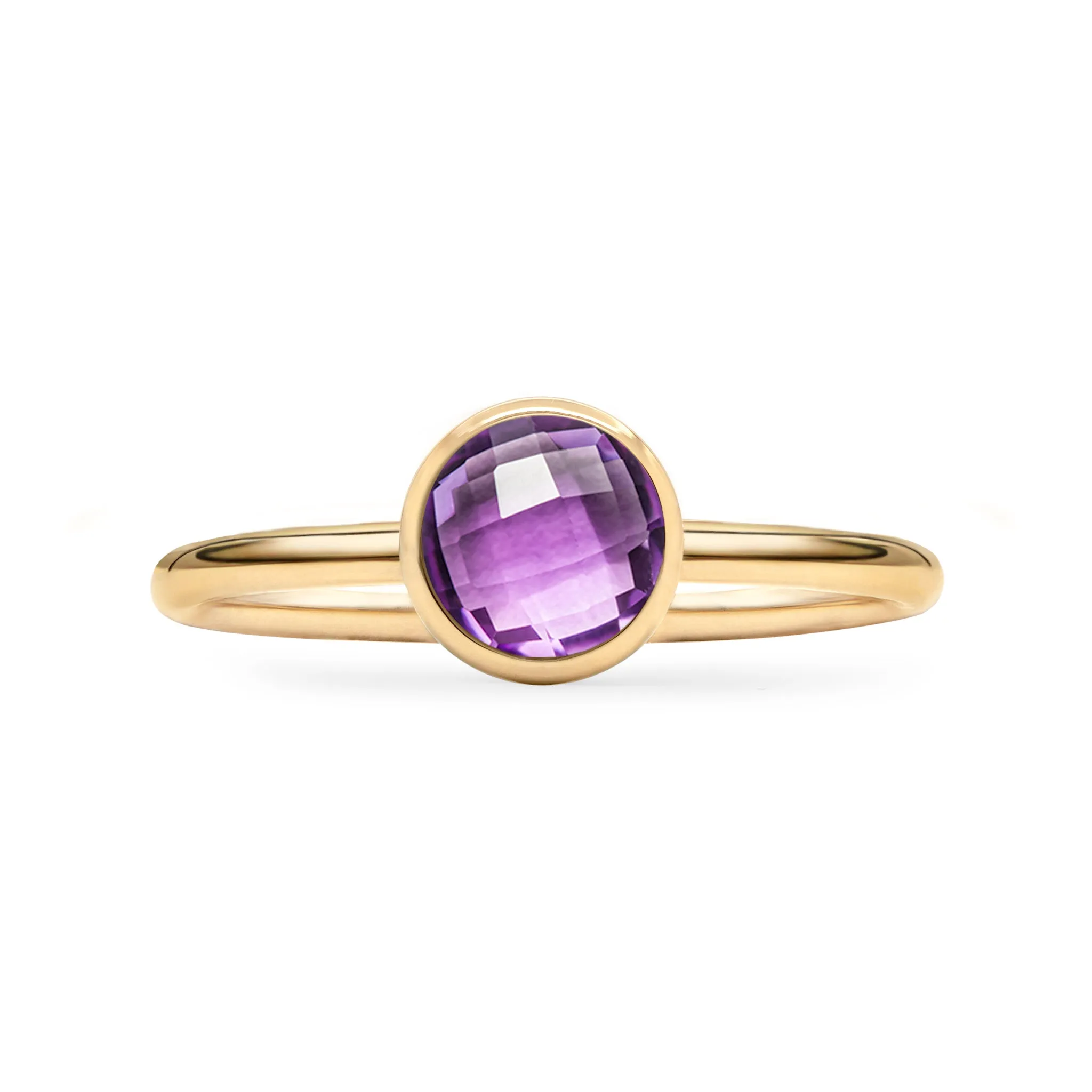 Grand Amethyst Ring in 14k Gold (February) sold by Haverhill product image thumbnail 4