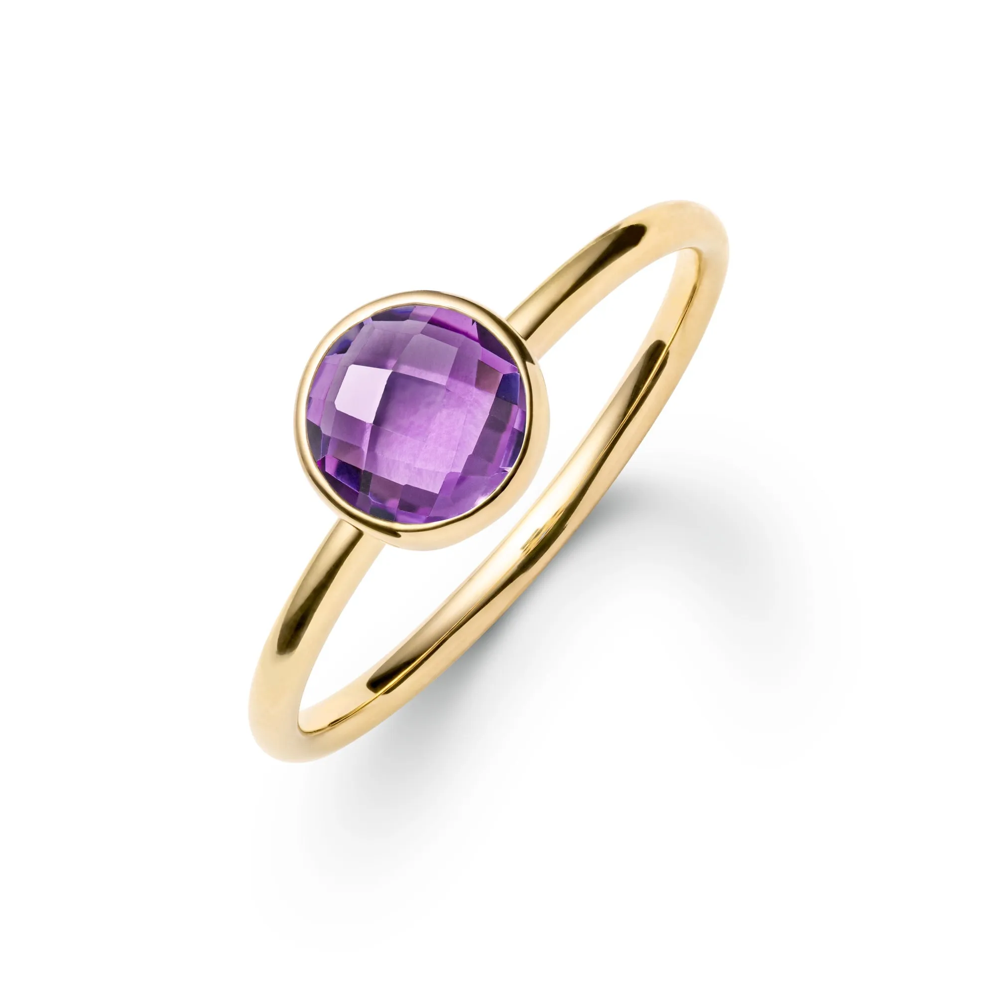 Grand Amethyst Ring in 14k Gold (February) sold by Haverhill