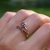 Grand Garnet Ring in 14k Gold (January) sold by Haverhill