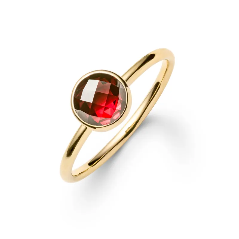 Grand Garnet Ring in 14k Gold (January) sold by Haverhill