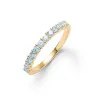 Rosecliff Nantucket Blue Topaz Stackable Ring in 14k Gold (December) sold by Haverhill