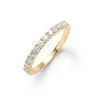 Rosecliff White Topaz Stackable Ring in 14k Gold (April) sold by Haverhill