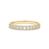 Rosecliff White Topaz Stackable Ring in 14k Gold (April) sold by Haverhill