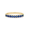 Rosecliff Sapphire Stackable Ring in 14k Gold (September) sold by Haverhill