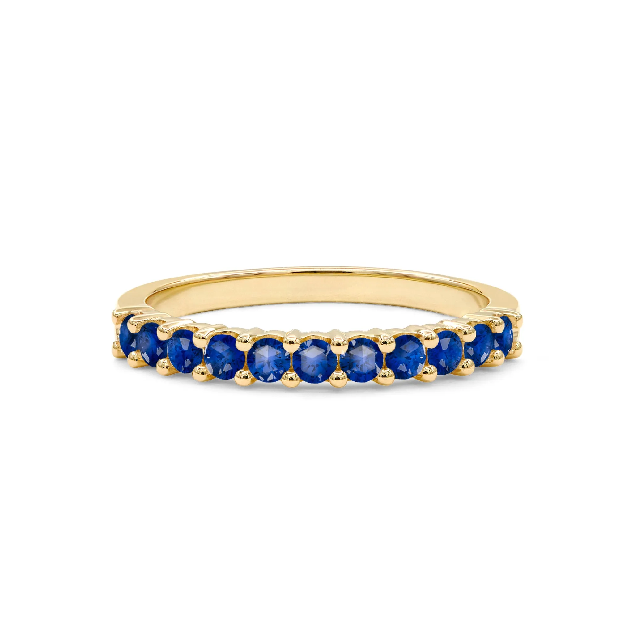 Rosecliff Sapphire Stackable Ring in 14k Gold (September) sold by Haverhill product image thumbnail 5