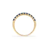 Rosecliff Sapphire Stackable Ring in 14k Gold (September) sold by Haverhill