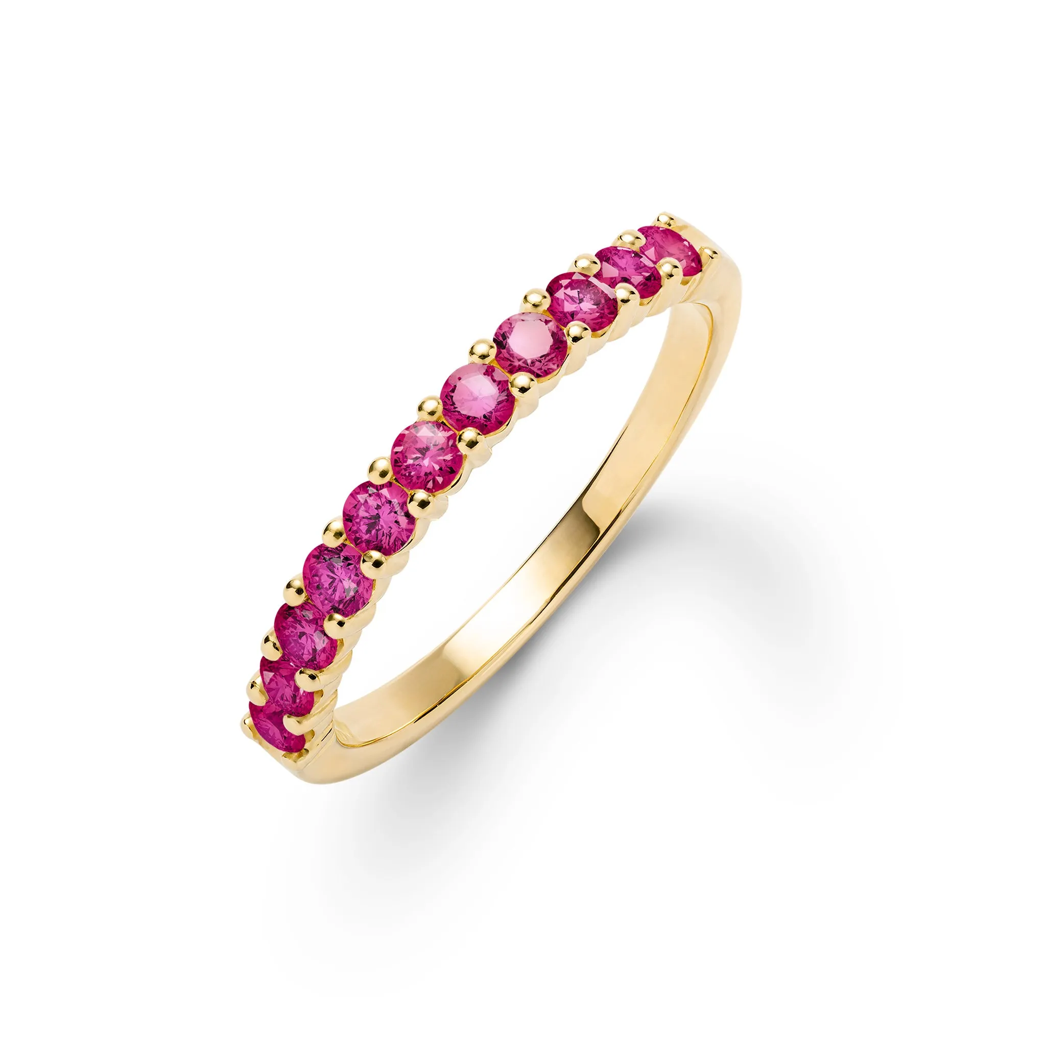 Rosecliff Ruby Stackable Ring in 14k Gold (July) sold by Haverhill