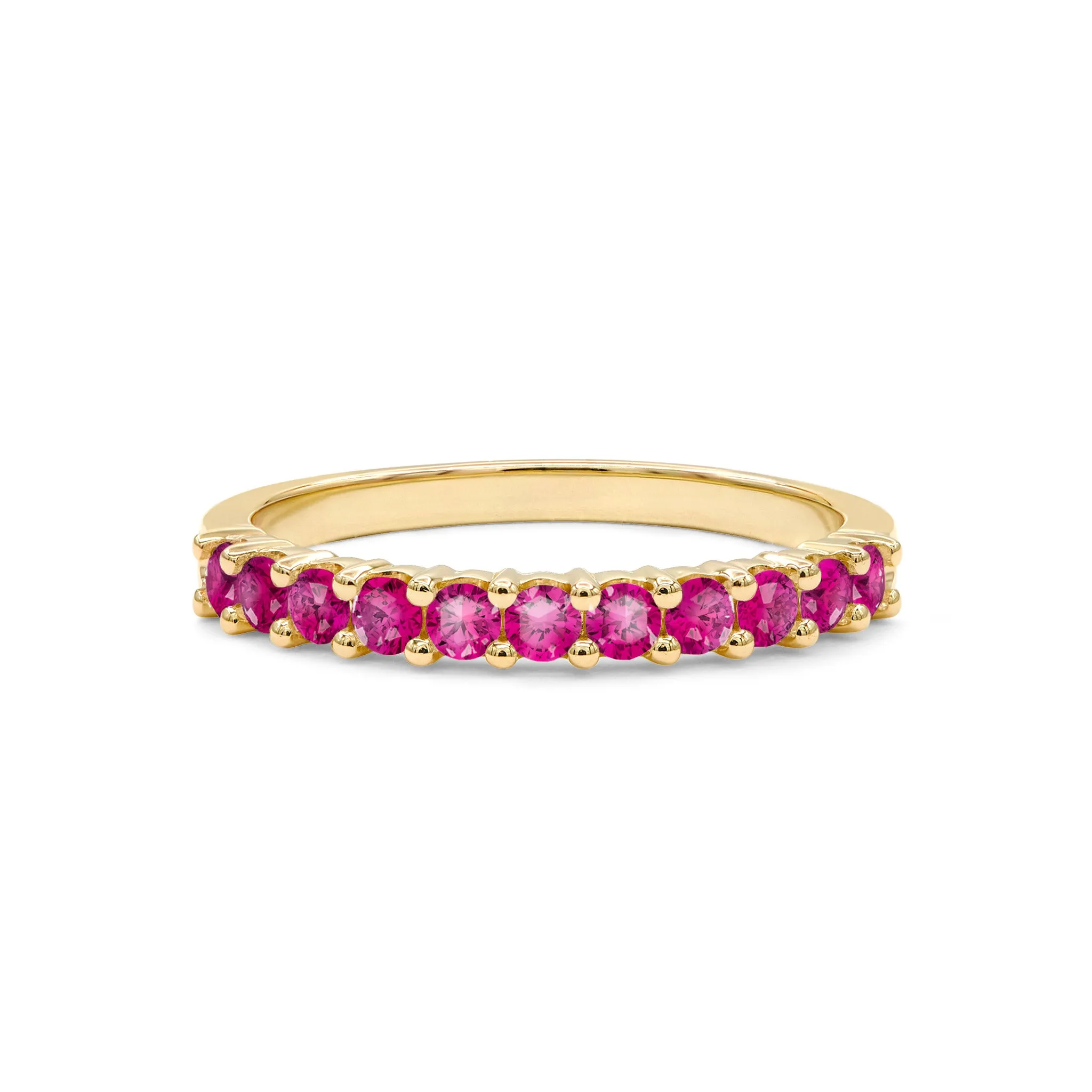 Rosecliff Ruby Stackable Ring in 14k Gold (July) sold by Haverhill product image thumbnail 5